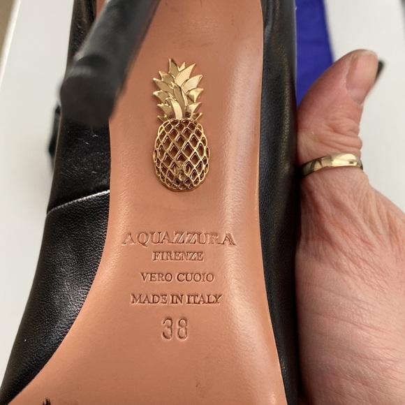 ❗️SOLD❗️🤩hp🤩 Aquazzura Dolce Vita Pumps Size 38 - Picture 7 of 9